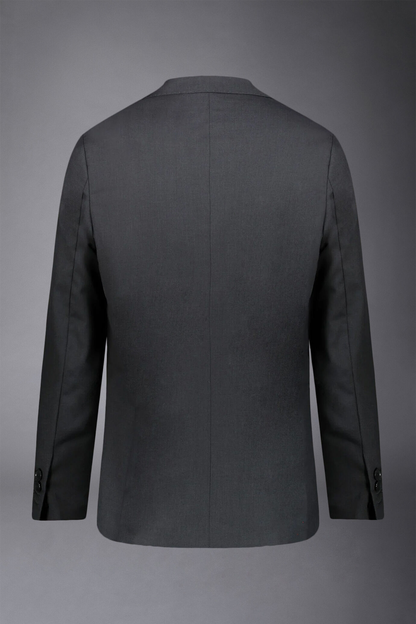 Men's single breasted suit mix size dk grey image number 5